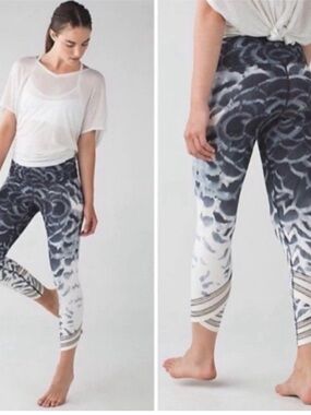 Lululemon High Times Pant *SE Pretty Plume Angel Wing Black Special Edition